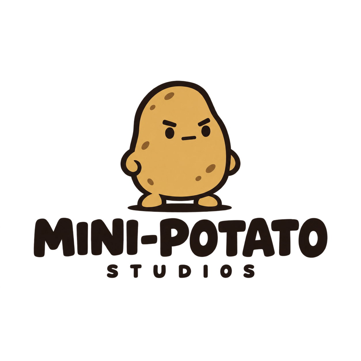 Mini Potato Studios: a grumpy golden potato mascot